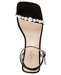 Betsey Johnson Women's Jacy Strappy Embellished Evening Sandals