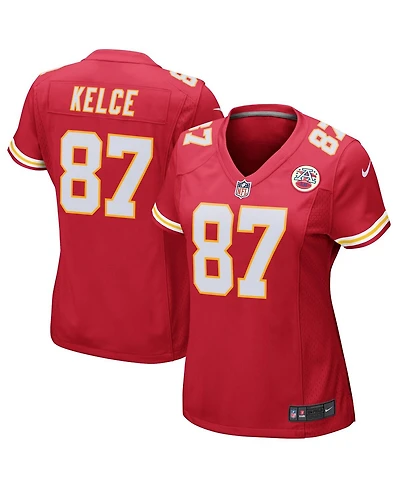 Women's Nike Travis Kelce Red Kansas City Chiefs Game Jersey
