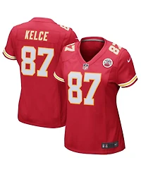 Women's Nike Travis Kelce Red Kansas City Chiefs Game Jersey