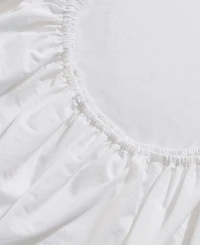 Closeout! Calvin Klein Washed Cotton Percale 4-Pc. Sheet Set