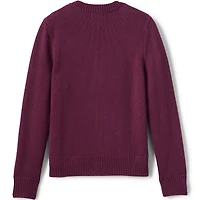 Lands' End Boys Cotton Modal Button Front Cardigan Sweater