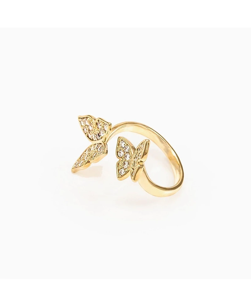 Butterfly Statement Adjustable Ring
