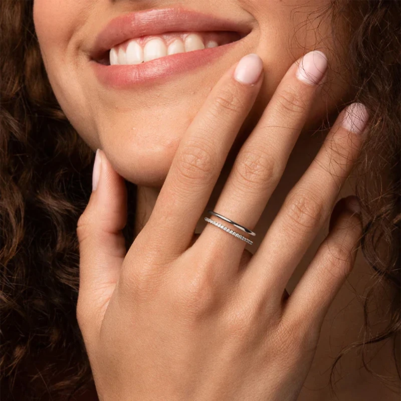 Grace Double Band Adjustable Ring