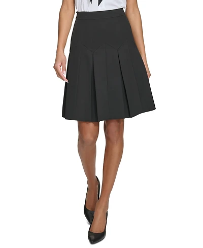 Karl Lagerfeld Paris Petite Pleated Skirt