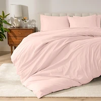 Bare Home Organic Cotton Percale Duvet Cover Set King/California King