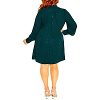 City Chic Plus Nailhead Tunic Top