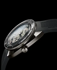 Bulova Men's Automatic Oceanographer Gmt Gray Polyurethane Strap Watch 41mm