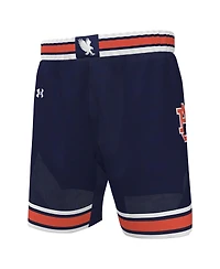 Men's Under Armour Navy Auburn Tigers Replica Basketball Shorts