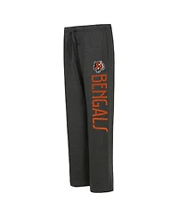 Women's Concepts Sport Black, Orange Distressed Cincinnati Bengals Muscle Tank Top and Pants Lounge Set