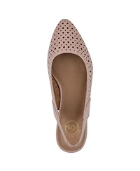 White Mountain Women's Boronic Block Heel Slingbacks