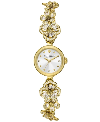 kate spade new york Women's Monroe Three Hand Gold-Tone Stainless Steel Watch 20mm