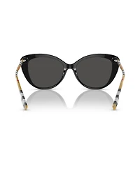 Burberry Women's Low Bridge Fit Sunglasses BE4407F
