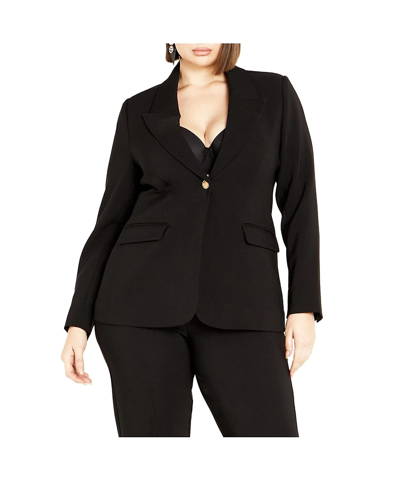 City Chic Plus Kara Jacket
