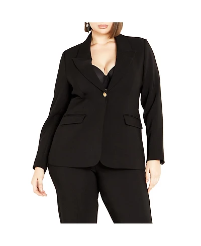 City Chic Plus Kara Jacket
