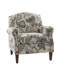 Gianluca Traditional Armchair with Nailhead Trims