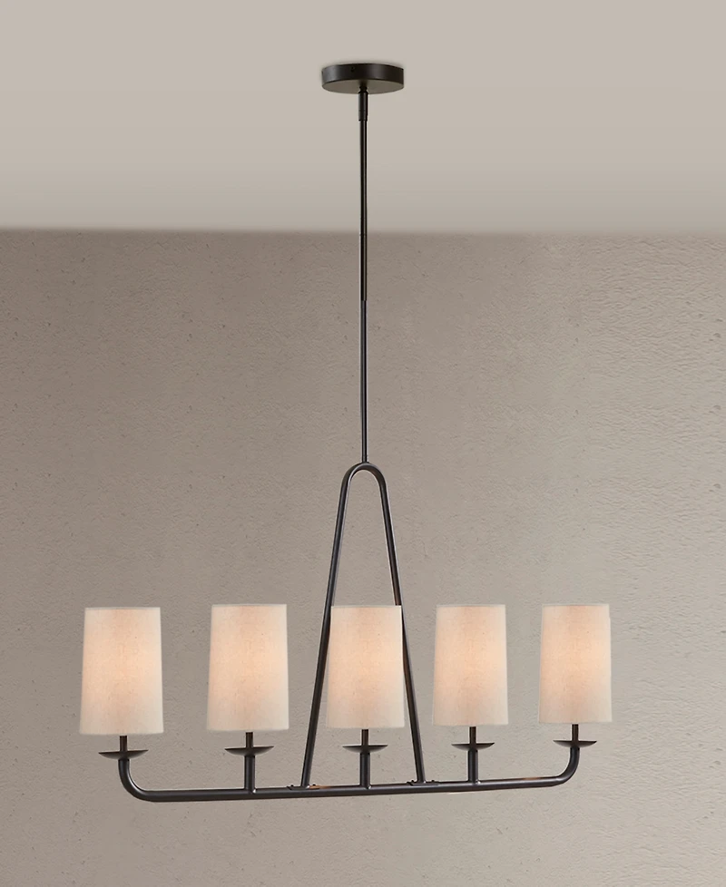 Ink+Ivy Serenitie 5-Light Linear Chandelier