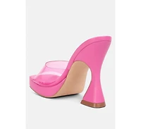 Women's Skyhigh Clear Strap Block Heel Sandals