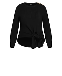 City Chic Plus Royal Sweater