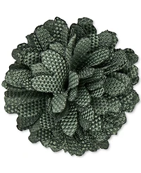 Con.Struct Men's Ceremony Satin Checkerboard Flower Lapel Pin, Created for Macy's