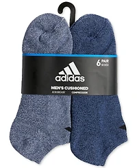 adidas Men's Cushioned Athletic 6-Pack No Show Socks