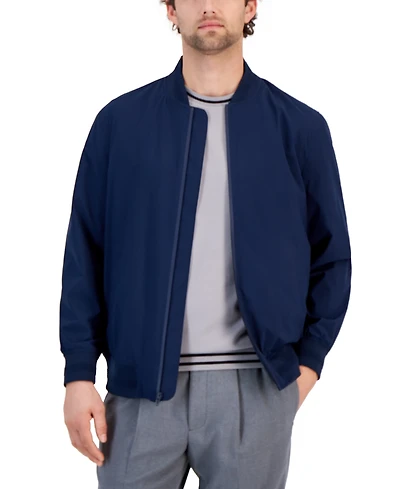Alfani Men's Regular-Fit Water-Resistant Full-Zip Bomber Jacket, Created for Macy's