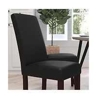Vallia Series Panel Back Parson'S Chair For Kitchen, Dining Room And More