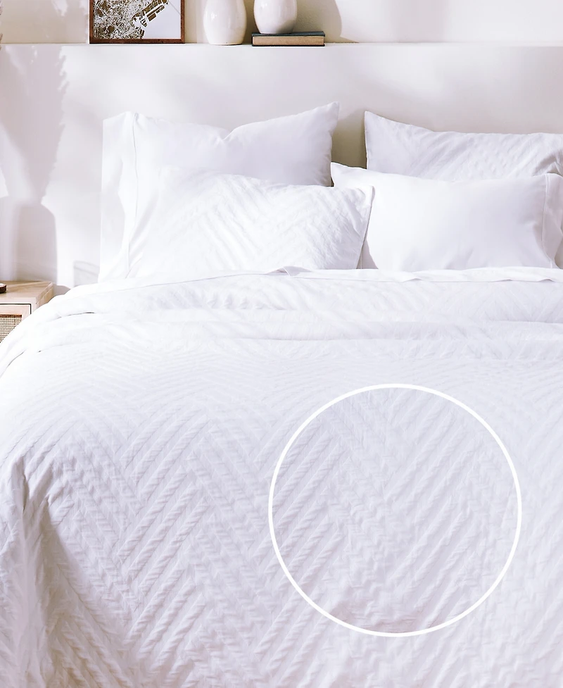 3-Piece Duvet Cover Set, Luxury 100% Cotton King Comforter with 2 Pillow Shams, Button Closure, Corner Ties by California Design Den