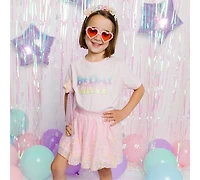 Child Girl's Pastel Rainbow Birthday Girl Headband