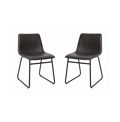 Carrollton 18 Inch Bucket Seat Dining Chairs