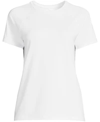 Lands' End Women's School Uniform Short Sleeve Active Tee