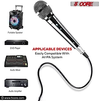 5 Core Microphone Xlr Dynamic Karaoke Singing Handheld Microfono Professional Vocal Dj Music Mic