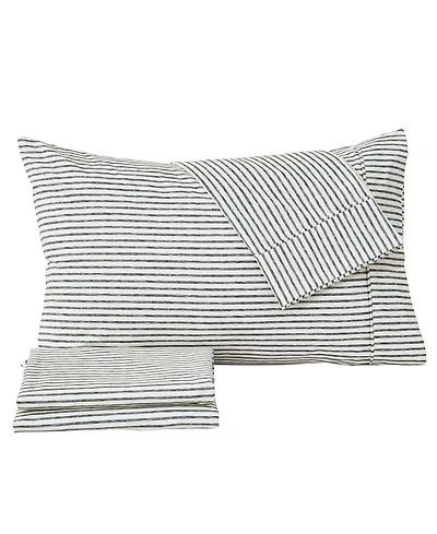 Premium Comforts Striped Wrinkle Resistant Microfiber 3-Pc. Sheet Set, Twin - Stripe