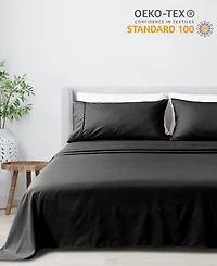 Premium Comforts Solid Microfiber Ultra Soft -Pc. Sheet Set