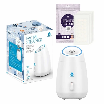 Pursonic Advanced Facial Steamer & Hydrocolloid Pimple Patch Set
