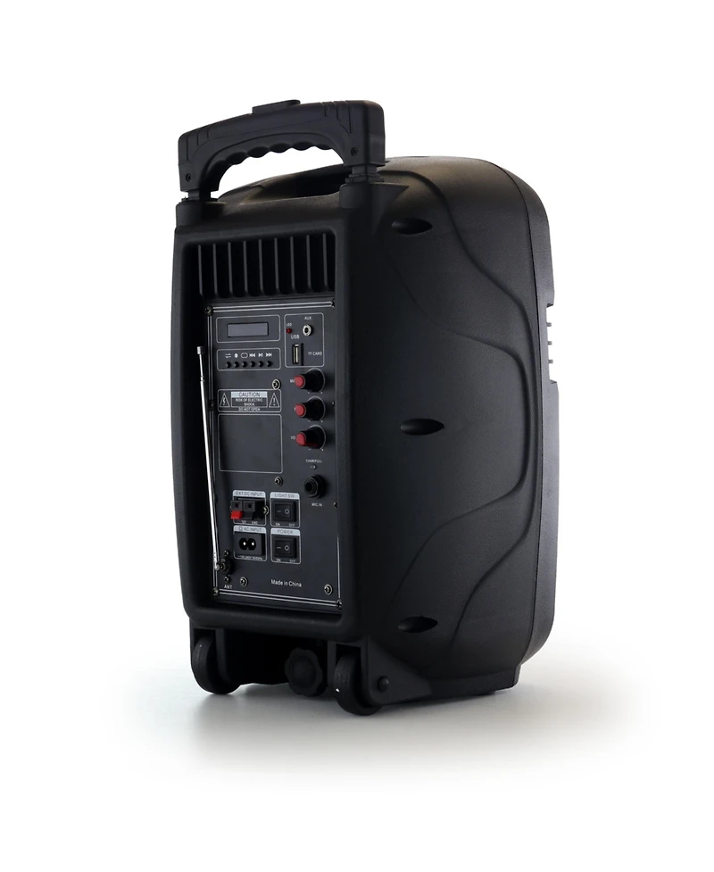 Be Free Sound 8 Inch 400 Watts Bluetooth Portable Party Speaker with Usb, Sd Input and Reactive Lights