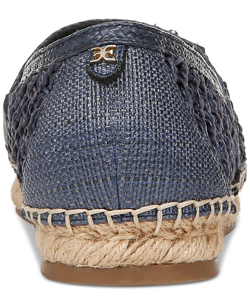 Sam Edelman Women's Khiara Emblem Embellished Espadrille Flats