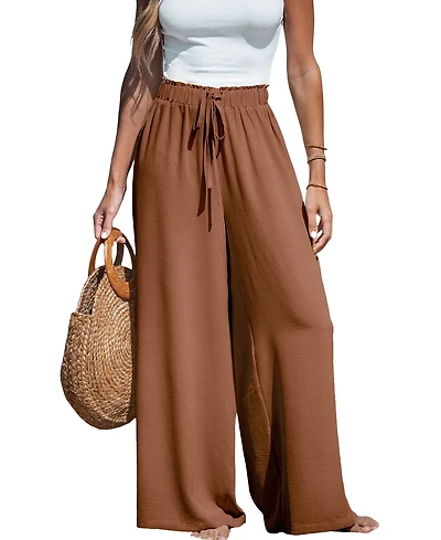 Cupshe Women's Summer Lovin Drawstring Wide-Leg Pants
