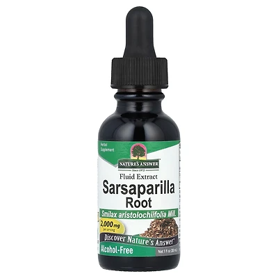 Nature's Answer Sarsaparilla Root Fluid Extract Alcohol-Free 2 000 mg - 1 fl oz (30 ml)