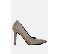 Women gilmore suede formal stiletto pumps