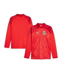 Men's Puma Red Chivas 2023/24 Quarter-Zip Fleece Top