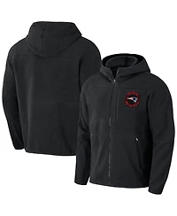 Men's Nfl x Darius Rucker Collection by Fanatics Black New England Patriots Sherpa Full-Zip Hoodie