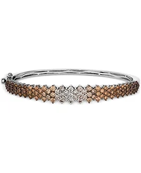 Le Vian Ombre Chocolate Diamond Cluster Bangle Bracelet (3-1/2 ct. t.w.) 14k Rose Gold (Also Available Yellow or White Gold)