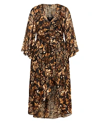 City Chic Plus Size Freya Print Dress