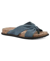 White Mountain Malanga Thong Sandals