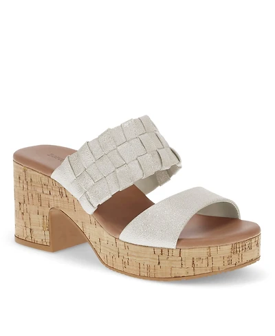 Baretraps Women's Mavis Block Heel Platform Sandals