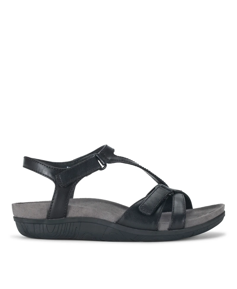 Baretraps Women's Jaxen Asymmetrical Flat Sandals