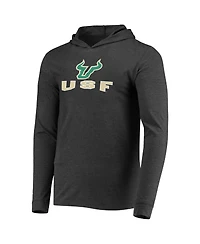 Men's Concepts Sport Green, Heather Charcoal South Florida Bulls Meter Long Sleeve Hoodie T-shirt and Jogger Pajama Set