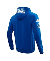 Men's Pro Standard Blue Tampa Bay Lightning Classic Chenille Full-Zip Hoodie Jacket