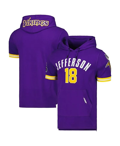 Men's Pro Standard Justin Jefferson Purple Minnesota Vikings Player Name and Number Hoodie T-shirt