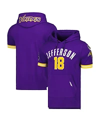 Men's Pro Standard Justin Jefferson Purple Minnesota Vikings Player Name and Number Hoodie T-shirt